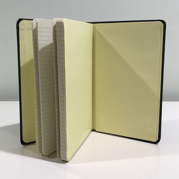 NWOT Piccadilly Essential Lined Black Notebook - Picture 11 of 15